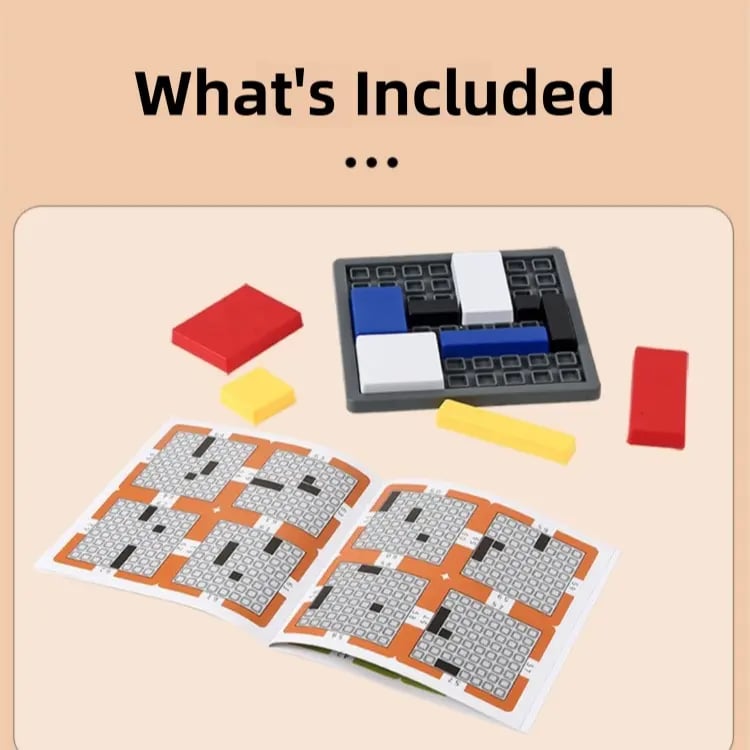 Logic Puzzle Brain Teaser Game for Kids & Adults, 88 Challenging Levels