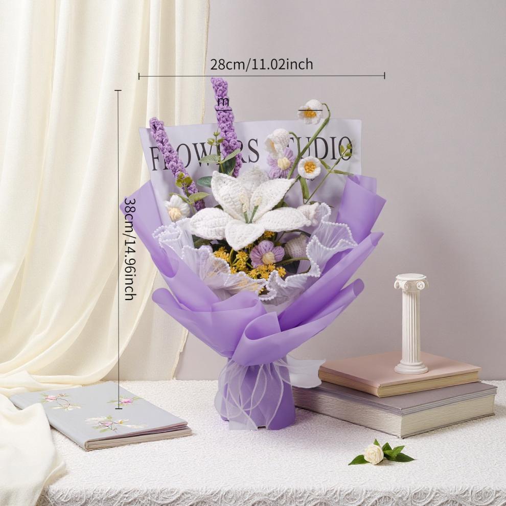 Give Mom a Timeless Gift This Mother’s Day – A Handcrafted, Forever Blooming Crochet Flower Bouquet🌸💖