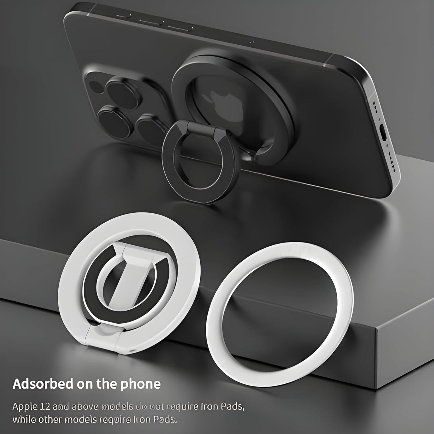 Double-Sided Metal Magnetic Phone Holder