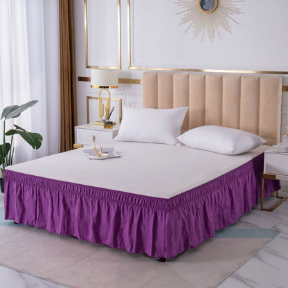 Adjustable Elastic Belt Drop Bed Skirt