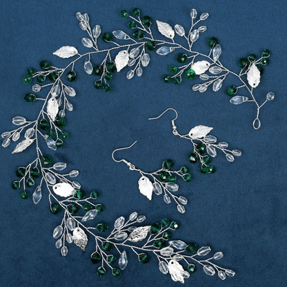 Pearl and millet flower headdress