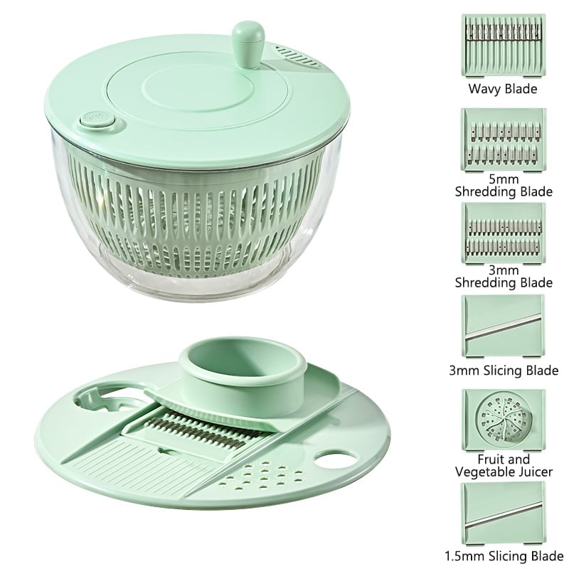Large Capacity Multi-Function Salad Spinner