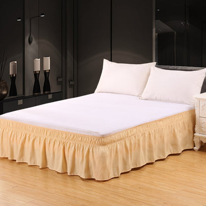 Adjustable Elastic Belt Drop Bed Skirt