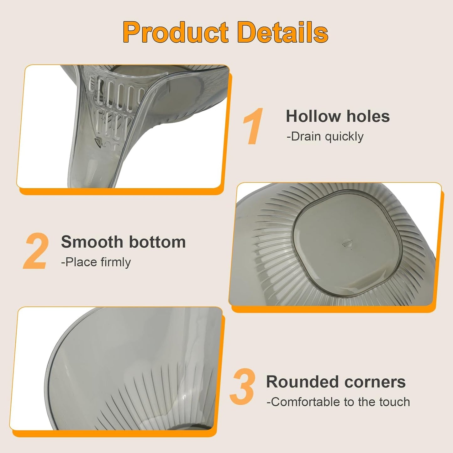 🚿Drain Basket with Jumpstart Sale Spout💧 Accessories Gadgets for Washing Vegetables & Fruits