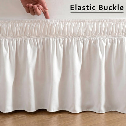 Adjustable Elastic Belt Drop Bed Skirt