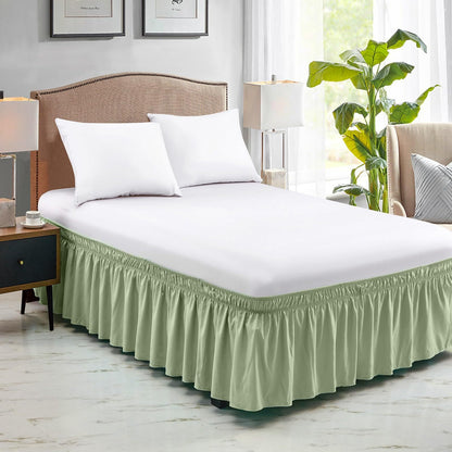 Adjustable Elastic Belt Drop Bed Skirt