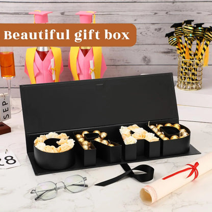 🎓 DIY Graduation Gift Box with Ribbon – Large Empty Box for Gifts, Candy, Cookies, Flowers & More 🎁
