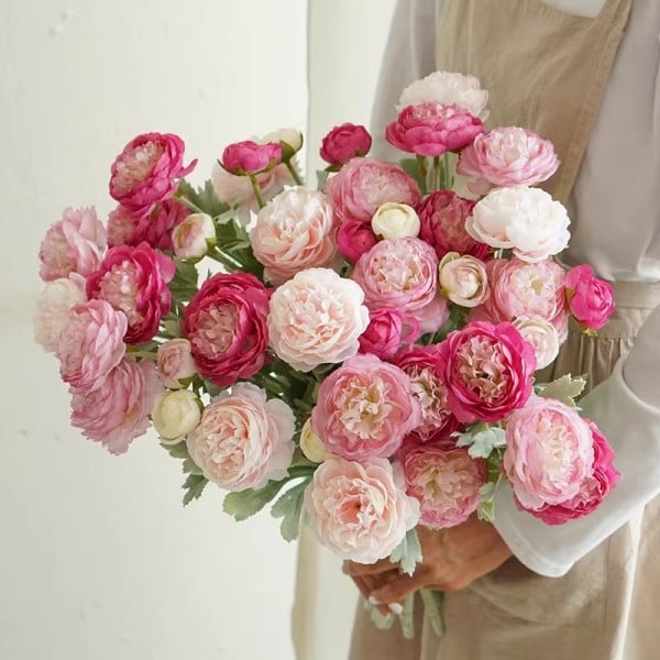 Lifelike Luxury Peony Flowers – No Watering, No Wilting, Just Lasting Beauty!